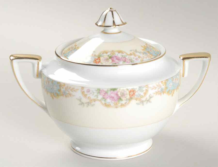 N73 Sugar Bowl & Lid by Noritake-1