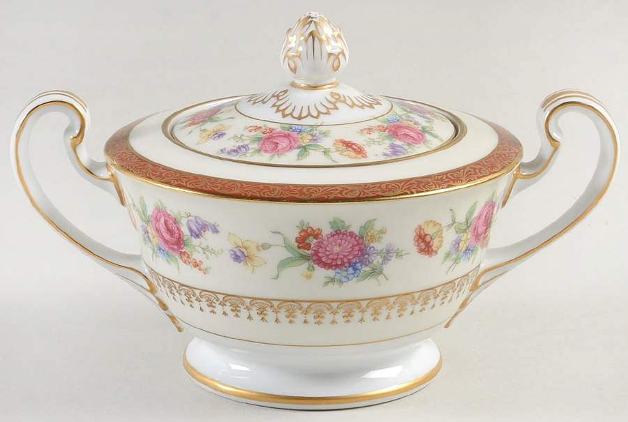 N735 Sugar Bowl & Lid by Noritake-1