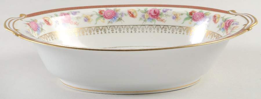 N735 10" Oval Vegetable Bowl by Noritake-1