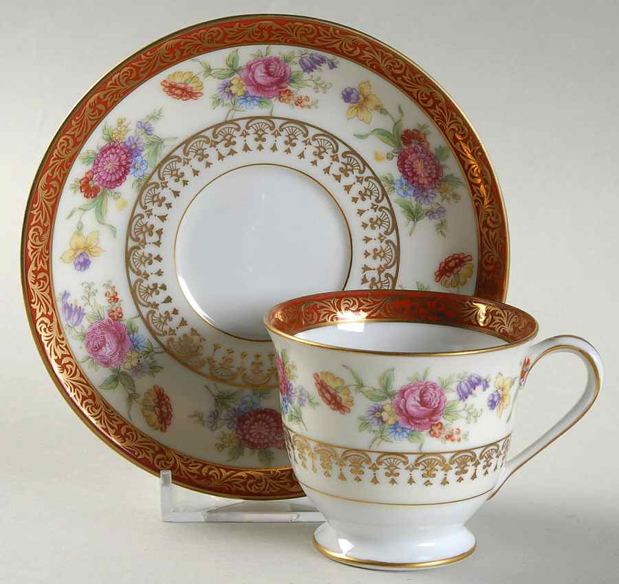 N735 Footed Demitasse Cup & Saucer Set by Noritake-1