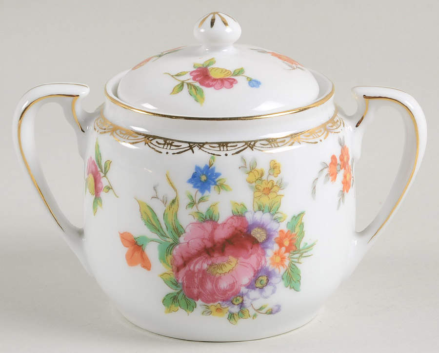 N764 Sugar Bowl & Lid by Noritake-1