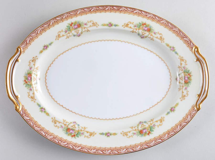 N77 11" Oval Serving Platter by Noritake-1