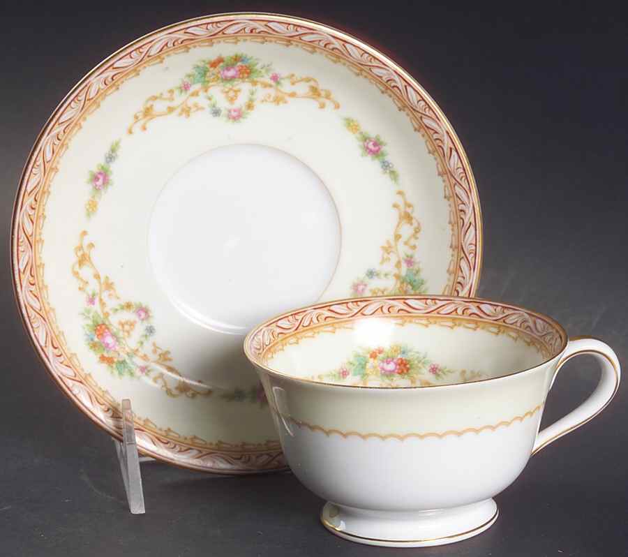N77 Footed Cup & Saucer Set by Noritake-1