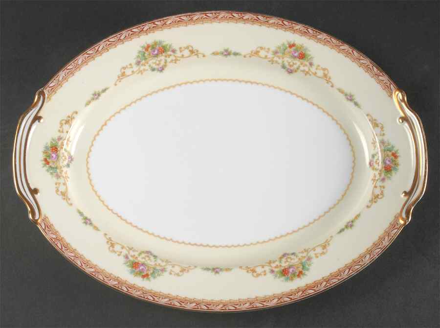N77 14" Oval Serving Platter by Noritake-1