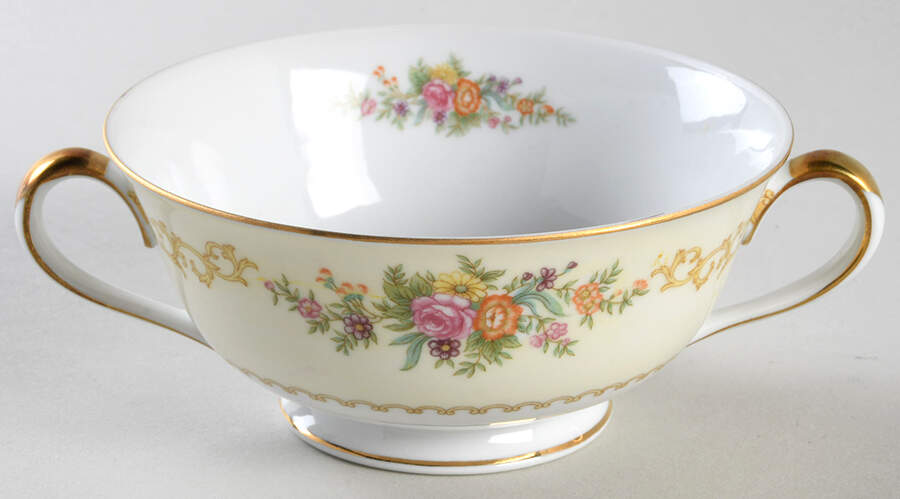 N771 Footed Cream Soup Bowl by Noritake-1