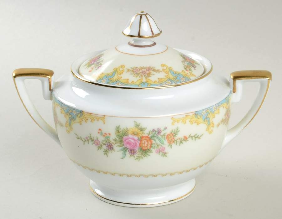 N771 Sugar Bowl & Lid by Noritake-1