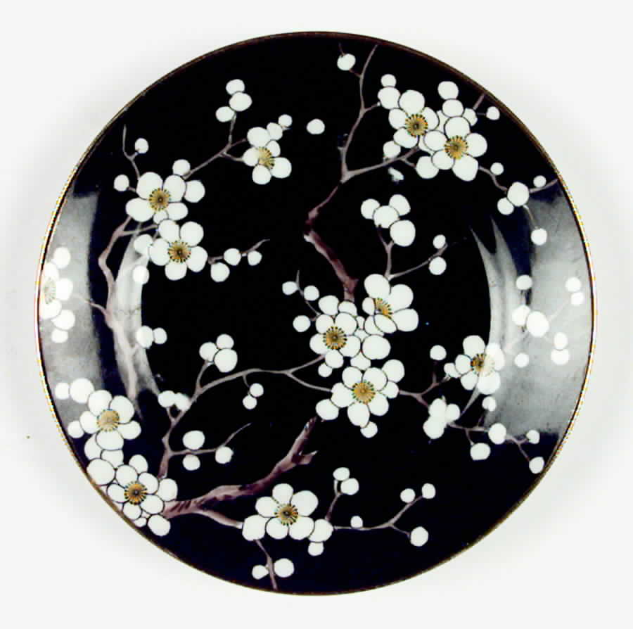 N772 Black Salad Plate by Noritake-1