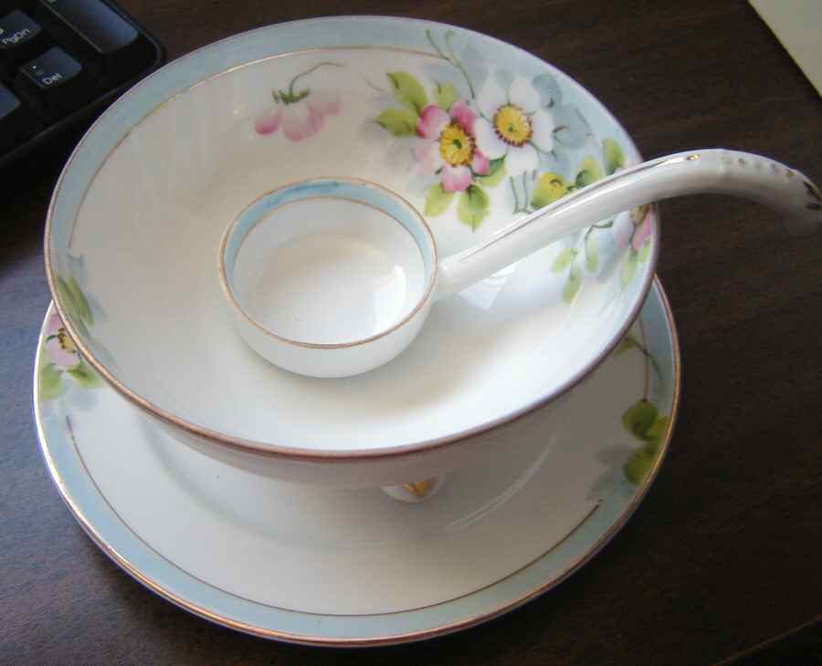 N776 Mayonnaise & Ladle w/Underplate by Noritake-1