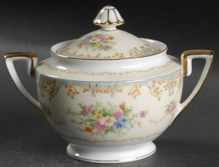 N777 Sugar Bowl & Lid by Noritake-1