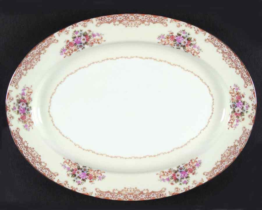N79 16" Oval Serving Platter by Noritake-1
