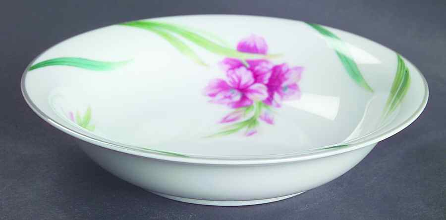 Karen (Platinum Trim) Fruit/Dessert (Sauce) Bowl by Noritake-1
