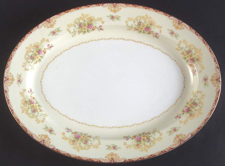 N796 16" Oval Serving Platter by Noritake-1