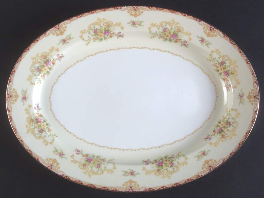 N796 16" Oval Serving Platter by Noritake-1