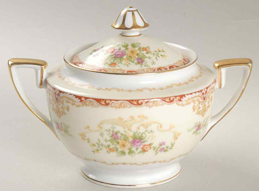 N796 Sugar Bowl & Lid by Noritake-1