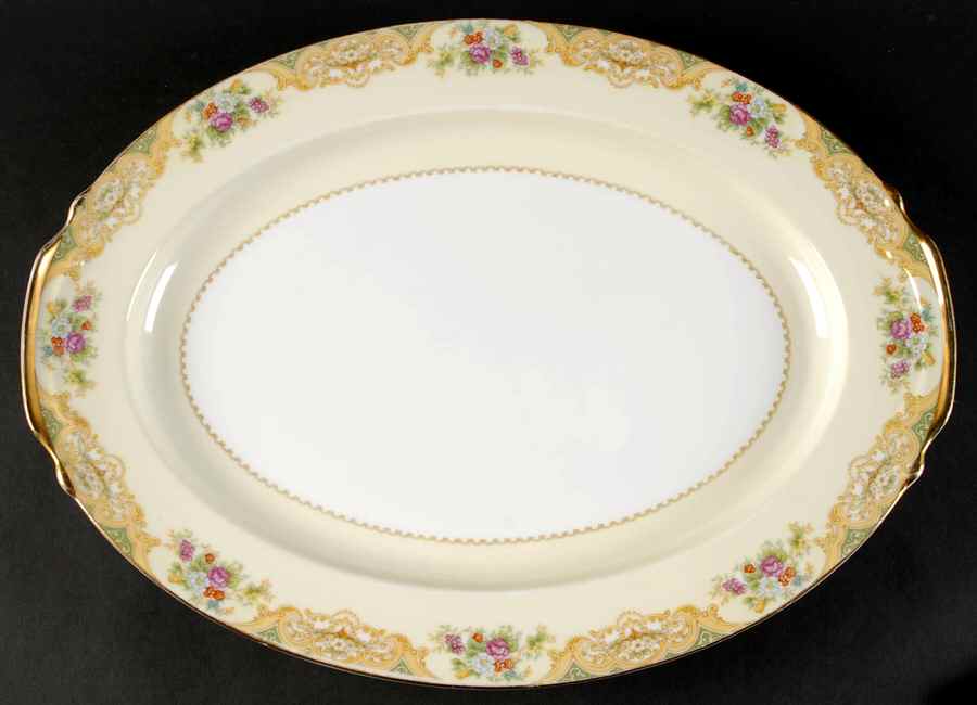 N797 16" Oval Serving Platter by Noritake-1