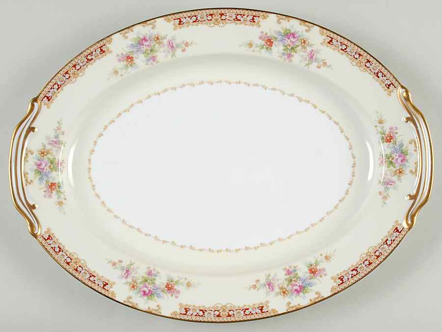 N8 13" Oval Serving Platter by Noritake-1