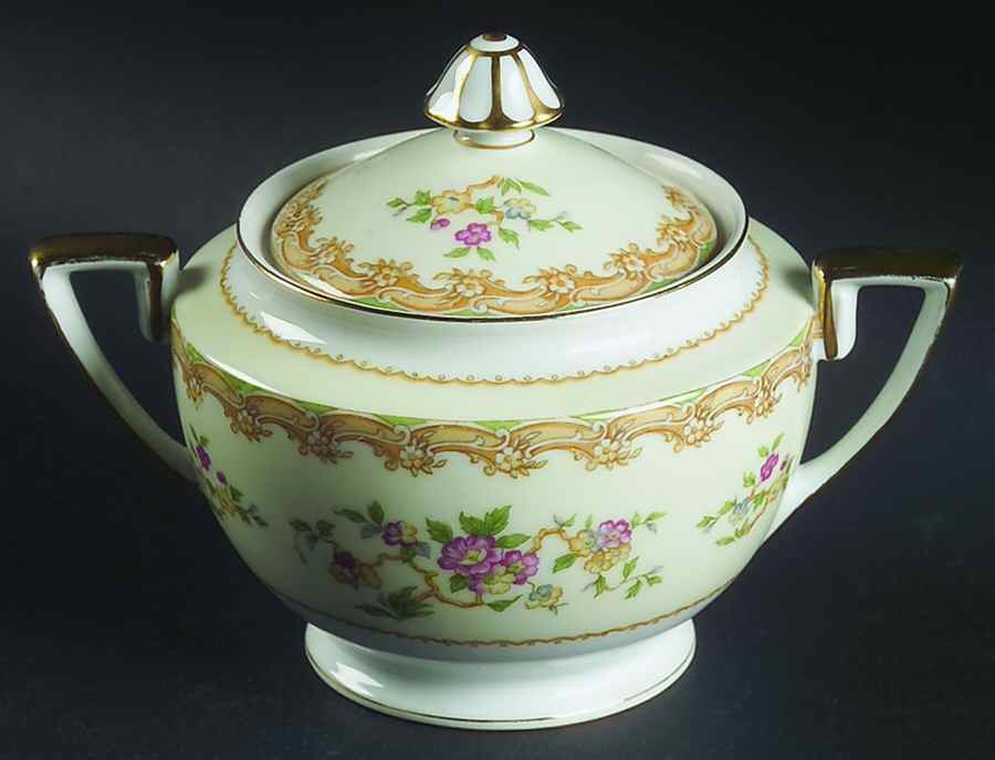 N80 Sugar Bowl & Lid by Noritake-1