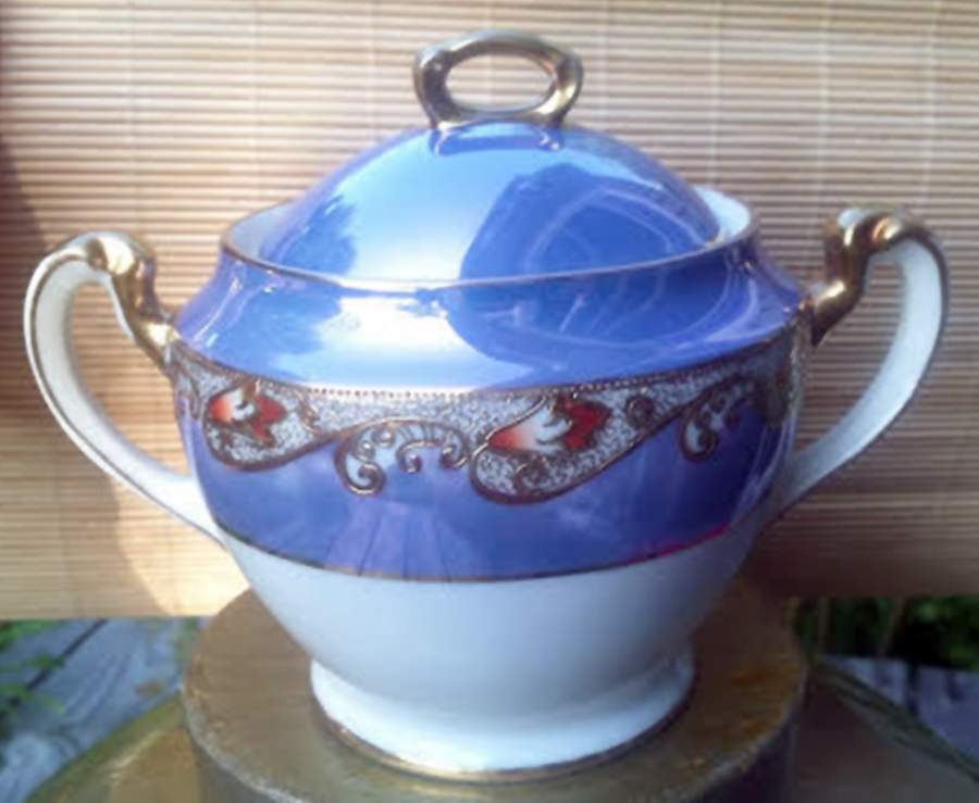 N819 Sugar Bowl & Lid by Noritake-1