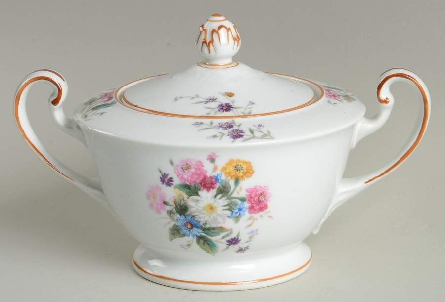 N824 Sugar Bowl & Lid by Noritake-1