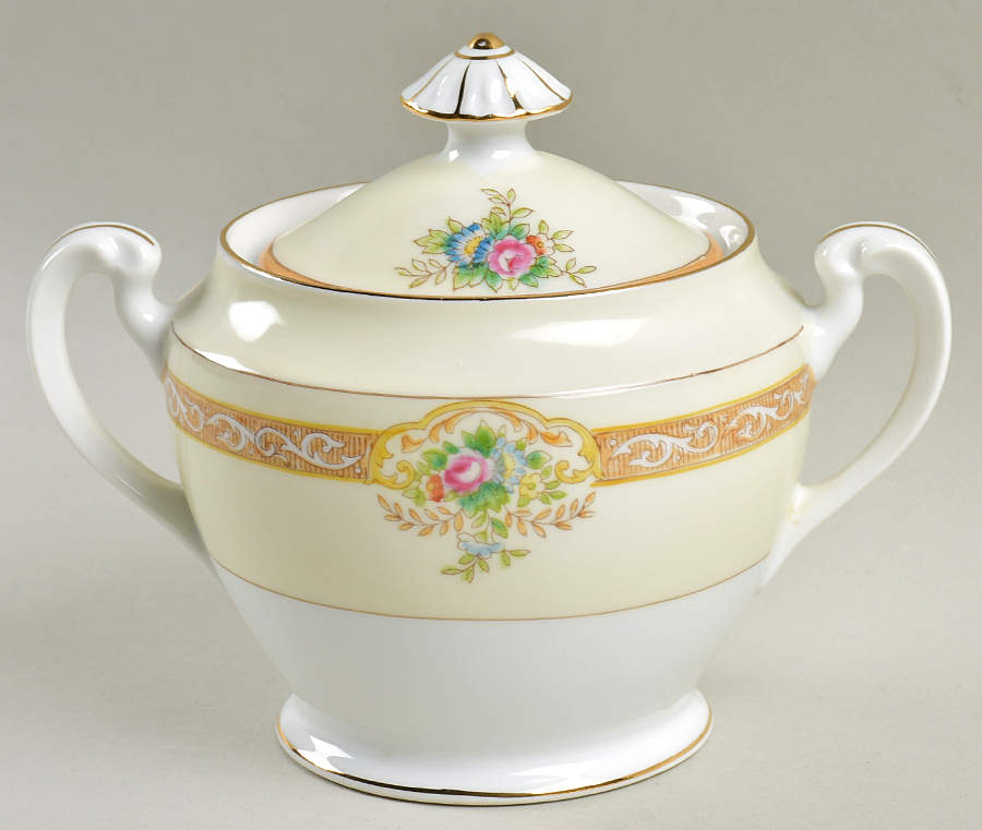 N828 Sugar Bowl & Lid by Noritake-1