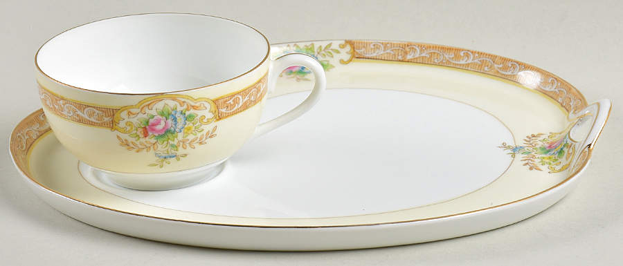 N828 Snack Plate & Cup Set by Noritake-1