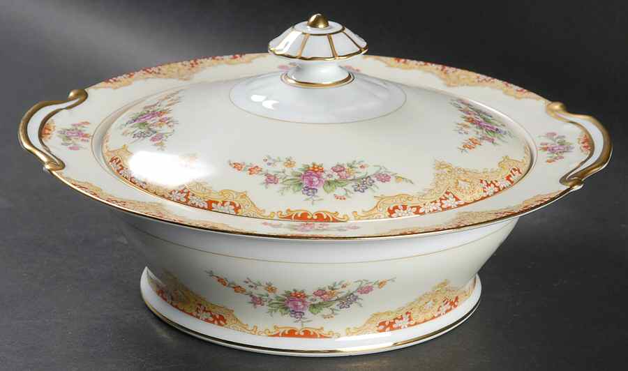 N834 Round Covered Vegetable by Noritake-1