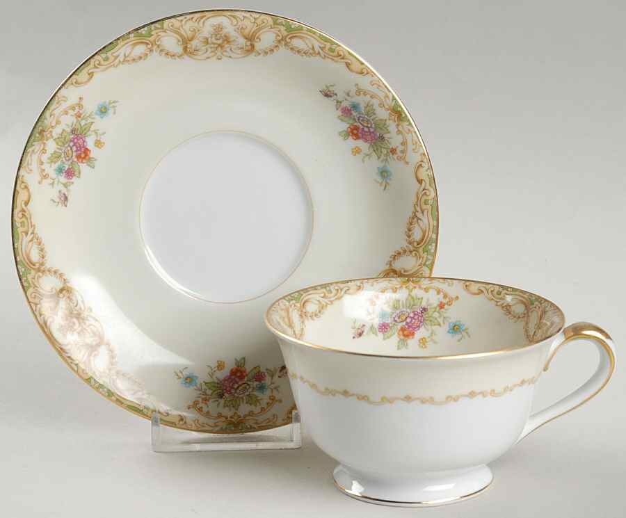 N84 Footed Cup & Saucer Set by Noritake-1