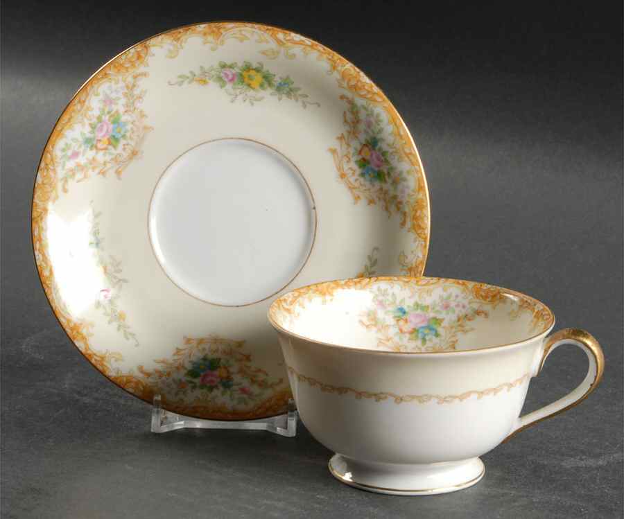 N848 Footed Cup & Saucer Set by Noritake-1