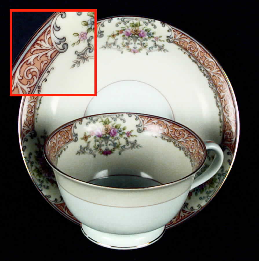 N851 Footed Cup & Saucer Set by Noritake-1