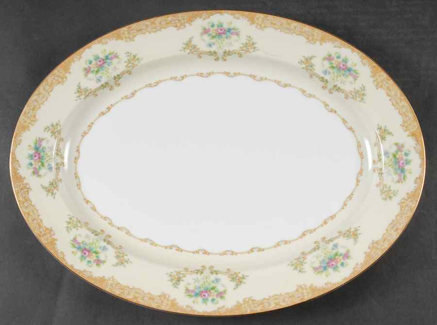N86 16" Oval Serving Platter by Noritake-1