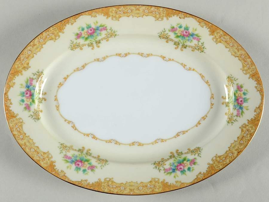 N86 11" Oval Serving Platter by Noritake-1