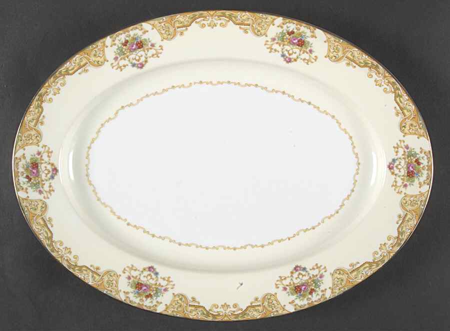 N87 11" Oval Serving Platter by Noritake-1