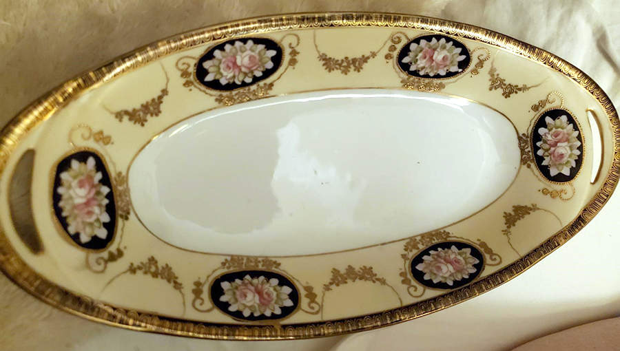 N878 12" Oval Serving Platter by Noritake-1