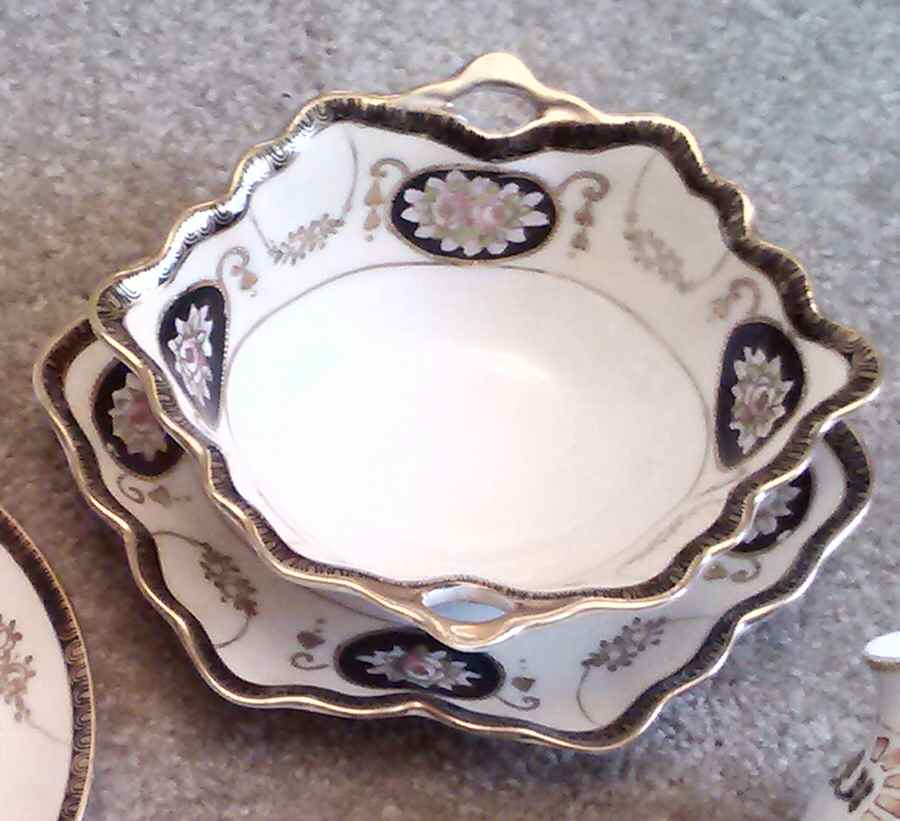 N878 Mayonnaise Bowl & Underplate by Noritake-1