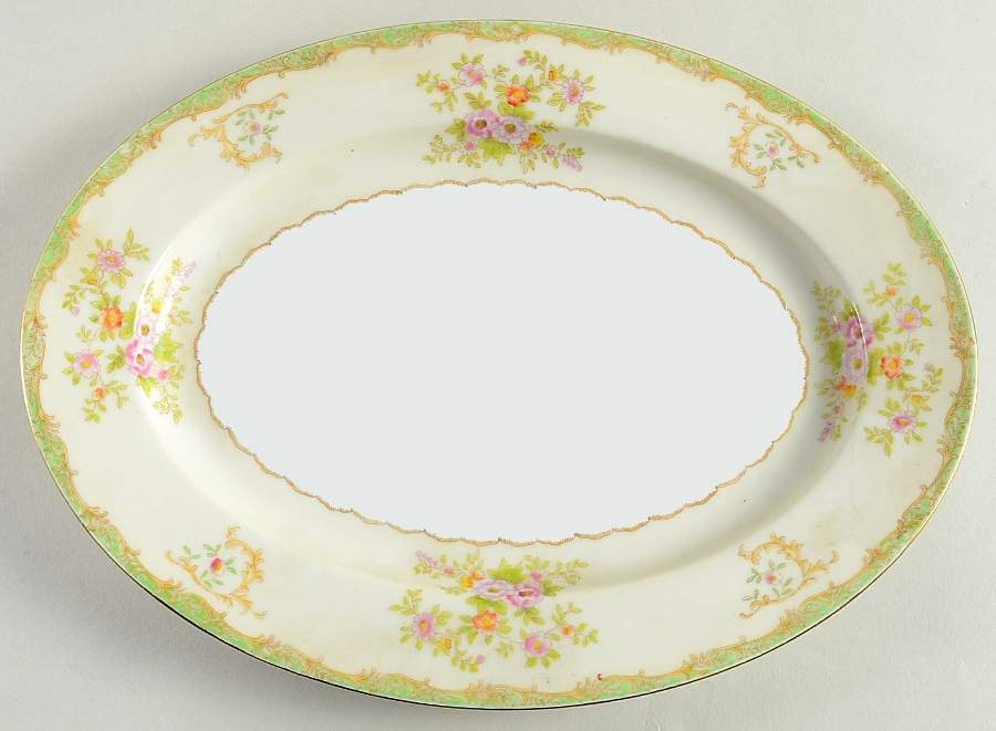 N92 11" Oval Serving Platter by Noritake-1