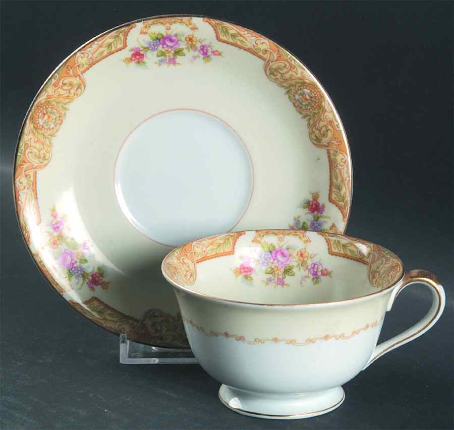 N98 Footed Cup & Saucer Set by Noritake-1