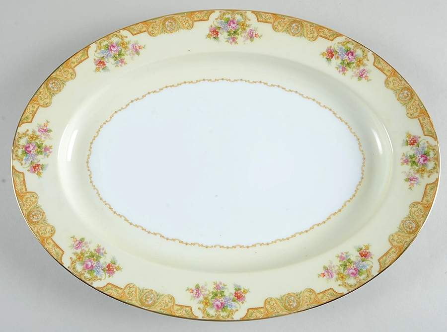N98 16" Oval Serving Platter by Noritake-1