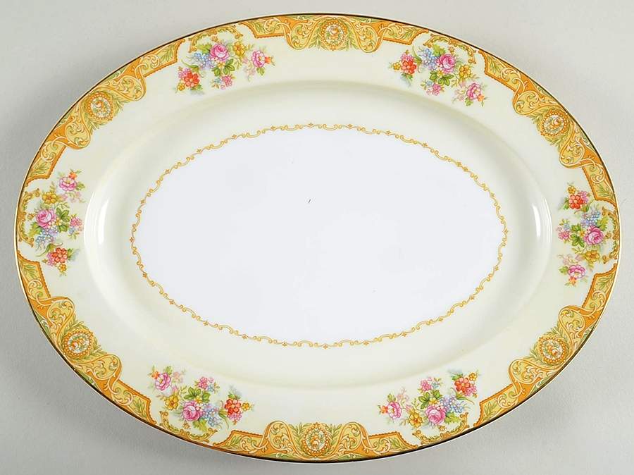N98 11" Oval Serving Platter by Noritake-1