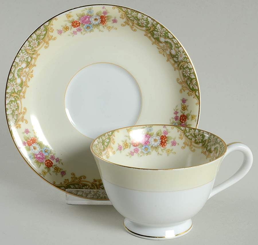 N99 Footed Cup & Saucer Set by Noritake-1