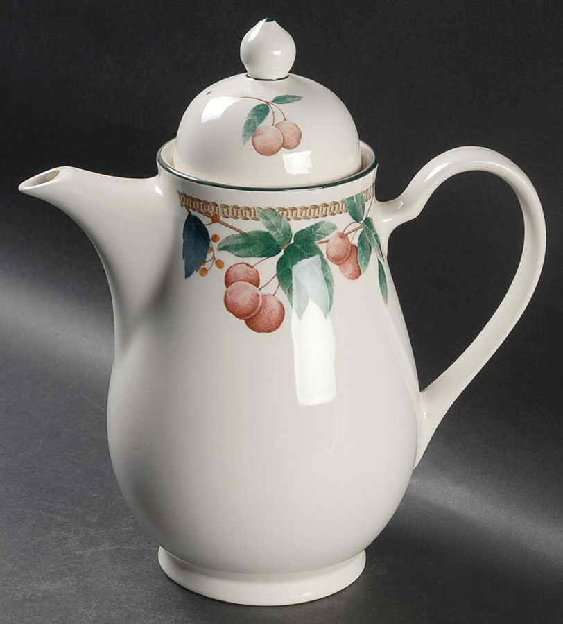 Nature's Bounty Tea/Coffee Pot & Lid by Noritake-1