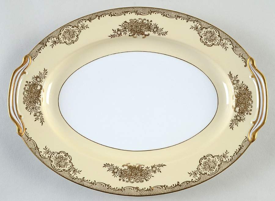 Nadine 11" Oval Serving Platter by Noritake-1