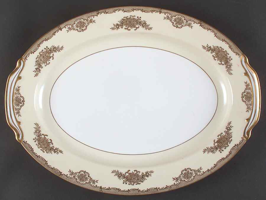 Nadine 16" Oval Serving Platter by Noritake-1