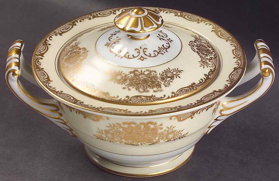 Nadine Sugar Bowl & Lid by Noritake-1
