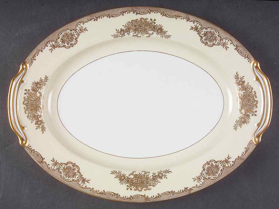 Nadine 12" Oval Serving Platter by Noritake-1