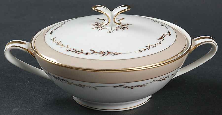Nadya Sugar Bowl & Lid by Noritake-1