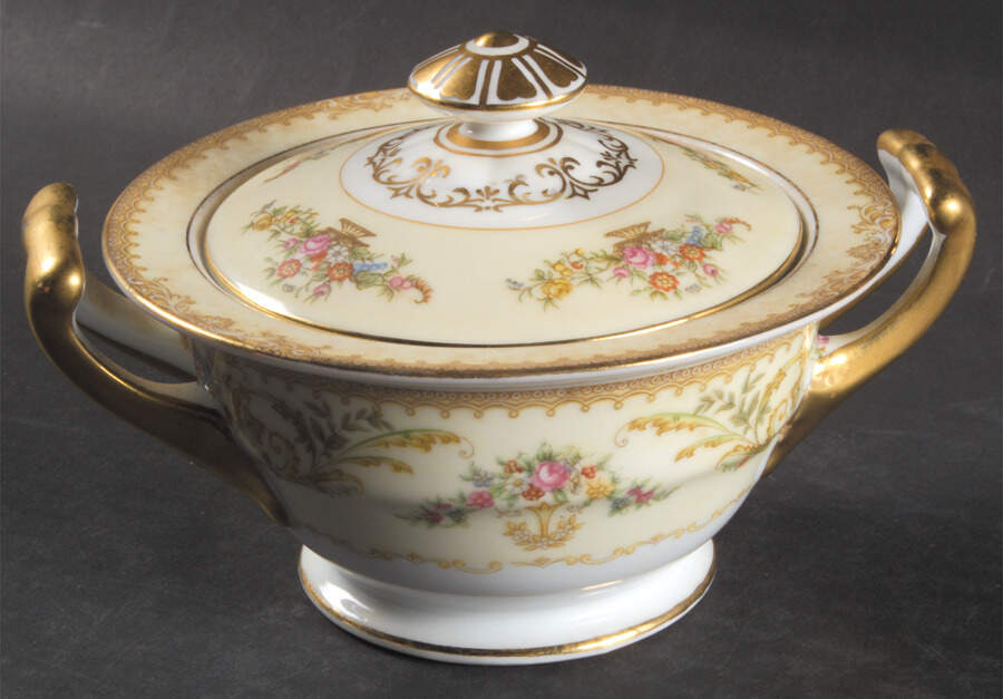 Nanette Sugar Bowl & Lid by Noritake-1