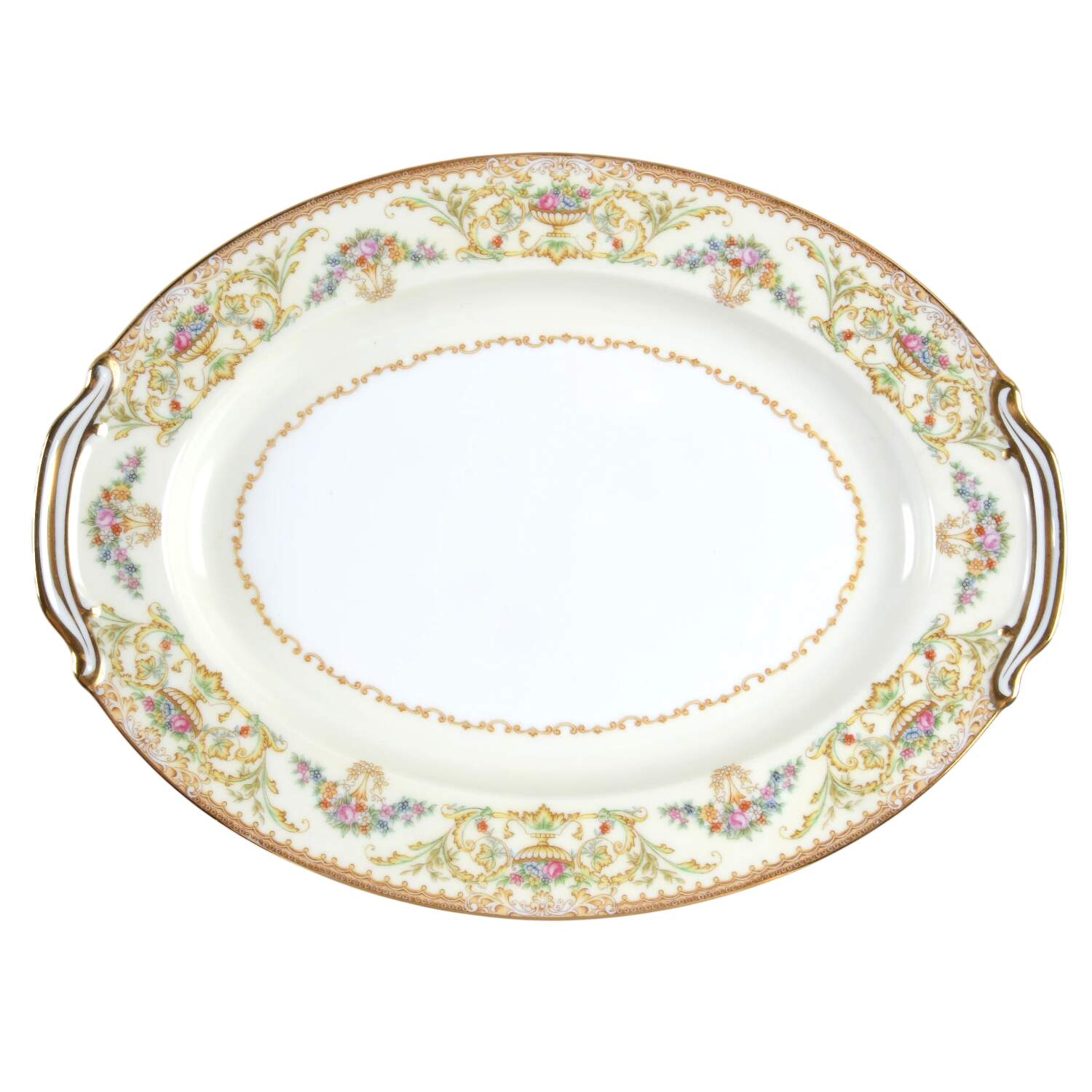 Nanette 11" Oval Serving Platter by Noritake-1