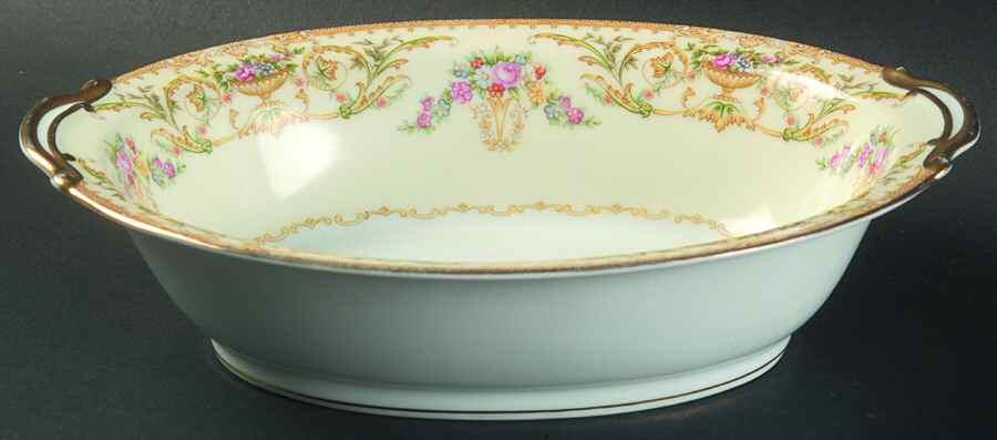 Nanette 9" Oval Vegetable Bowl by Noritake-1