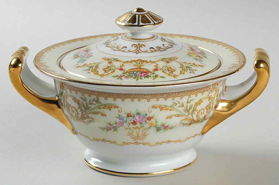 Nanette Sugar Bowl & Lid by Noritake-1