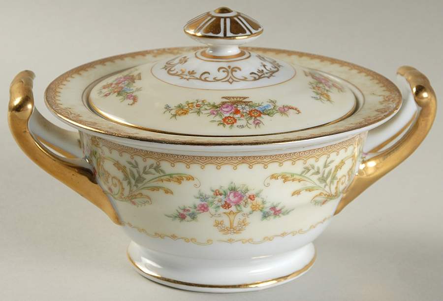 Nanette Sugar Bowl & Lid by Noritake-1
